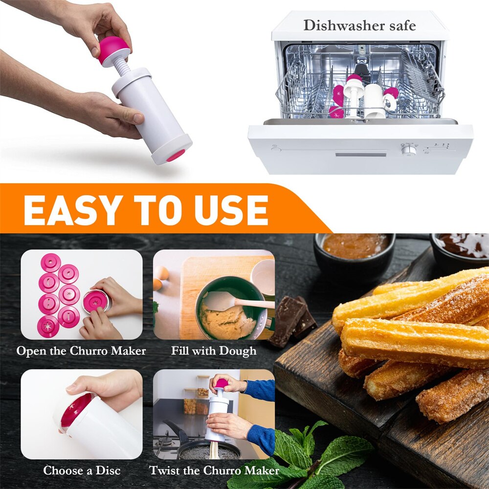 Plastic Churro Maker Kit Porta - Churros Maker Gun recension och pris