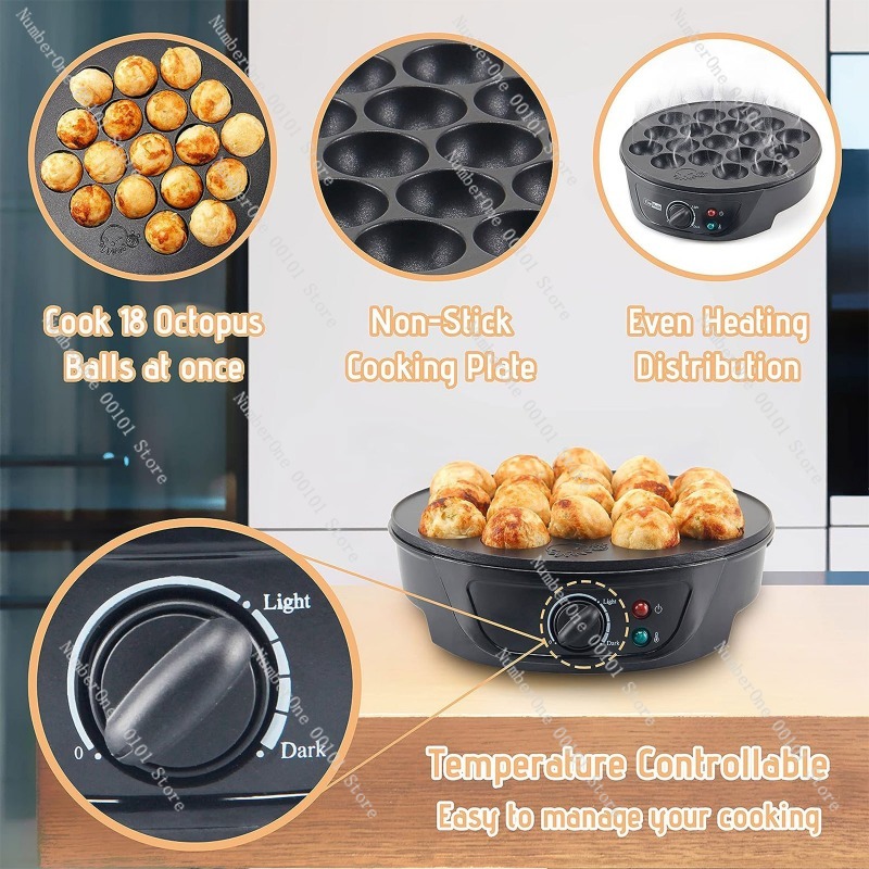 Hot Selling Octopus Ball Maker - Takoyaki Grill Plate recension och pris