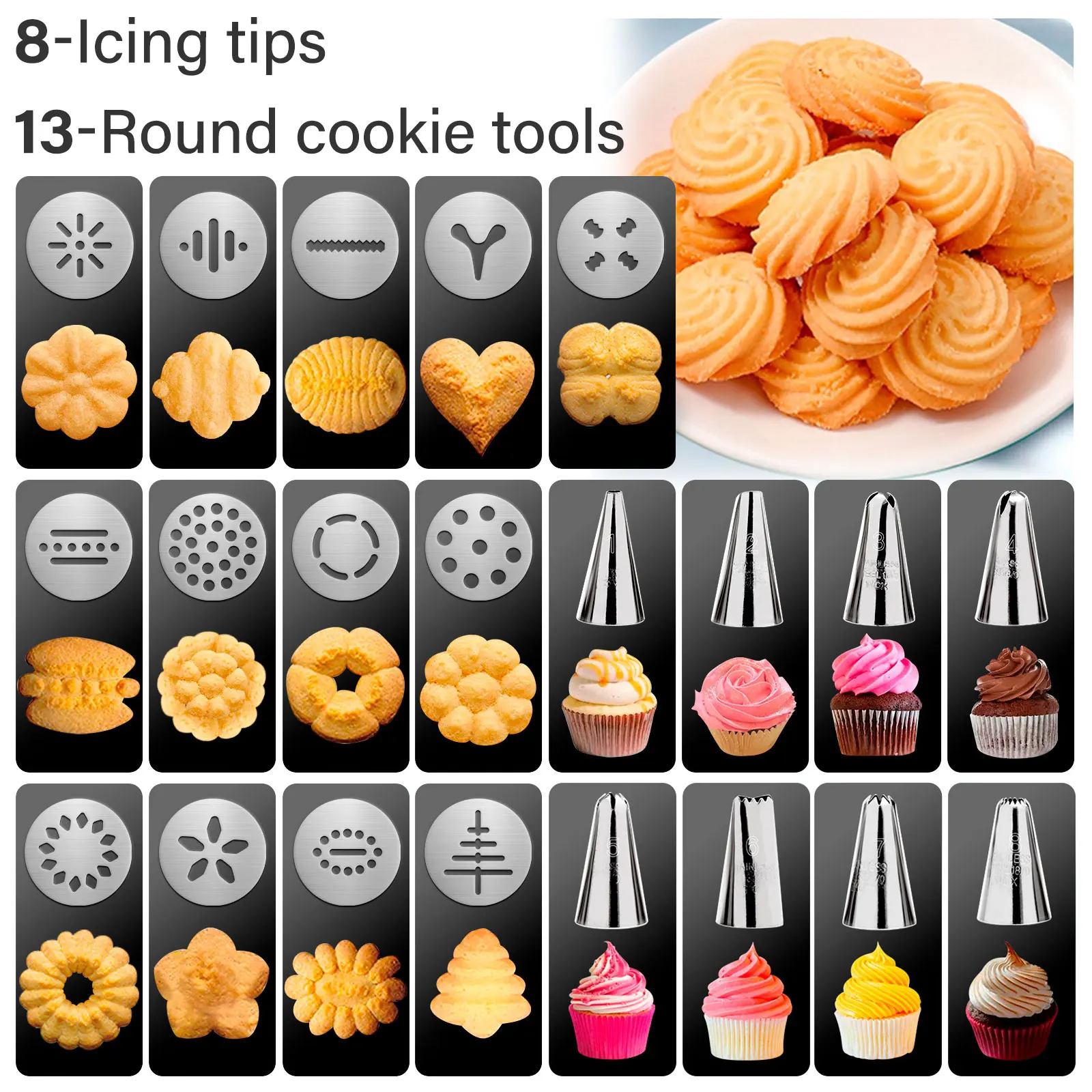 Christmas Cookie Press Gun and - Churros Maker Gun recension och pris